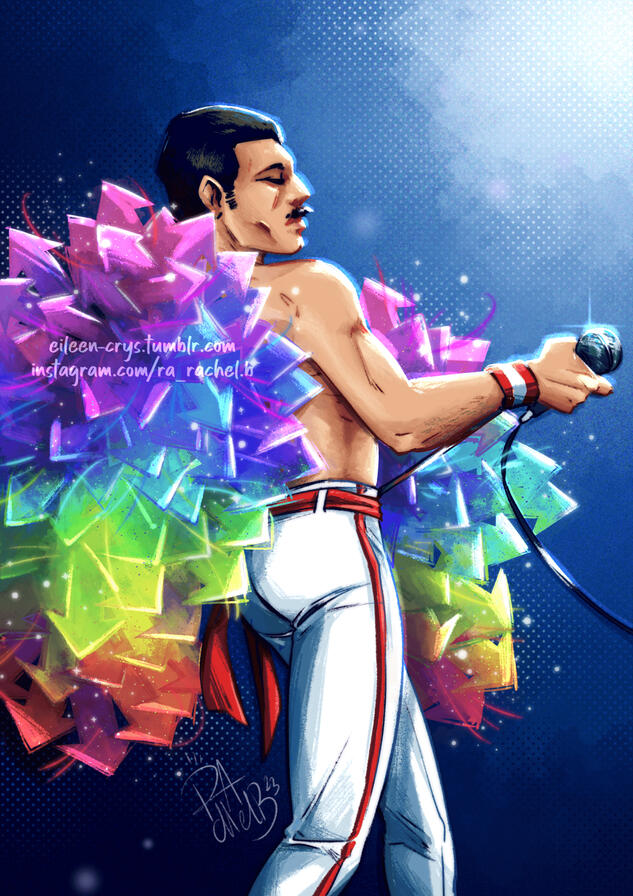 Freddie Mercury for Pride Month